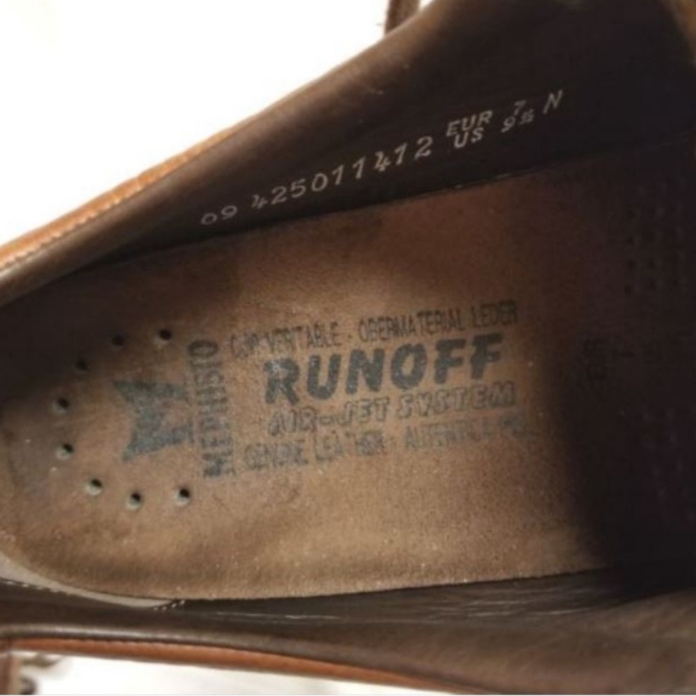 Mephisto Brown Leather Shoes - Picture 4 of 6